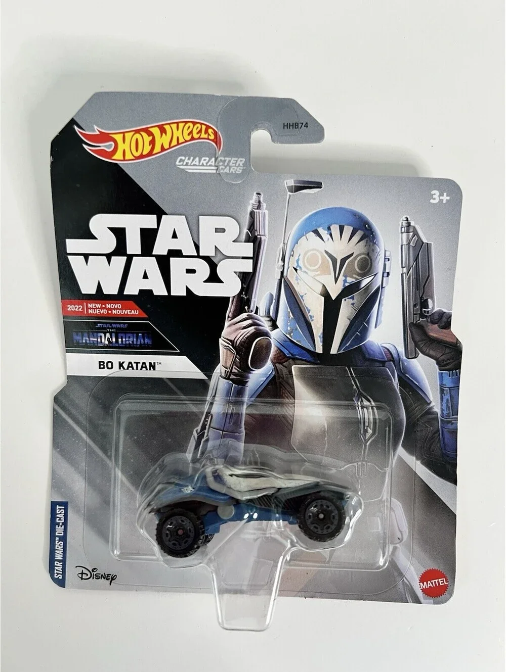 NEW Mattel HDL46 Hot Wheels Star Wars BO KATAN DieCast 1:64 Character Car